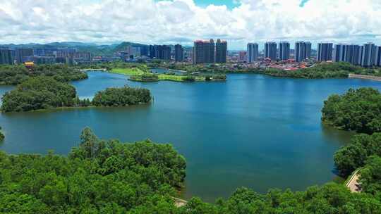 广东阳江海陵岛旅游风光航拍