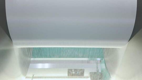 纺织厂流水线纺织机器作业