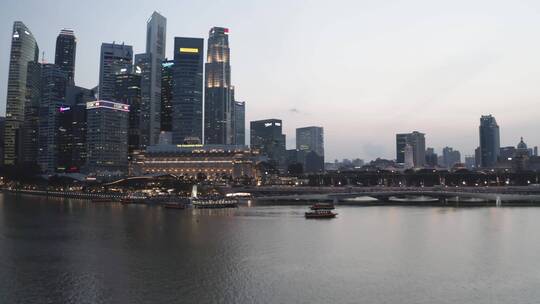 新加坡金融区航拍