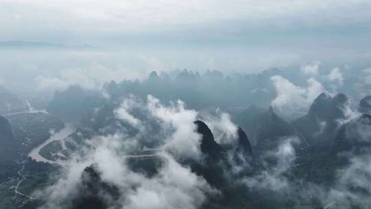 桂林山水 烟雨漓江