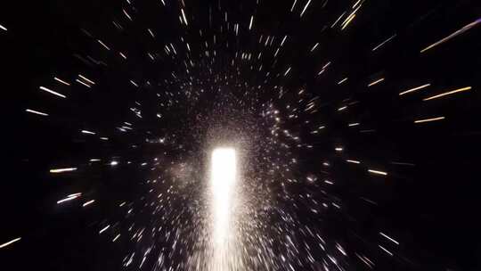 粒子特效光束爆发素材