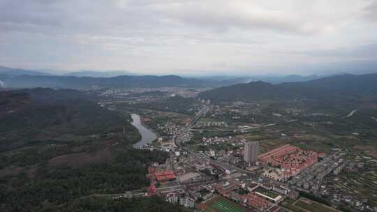 祖国大好河山丹霞地貌丹霞山航拍