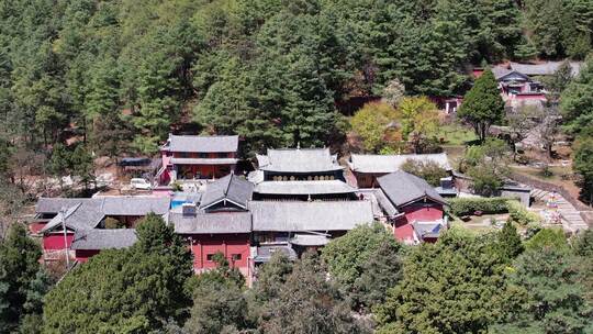 丽江玉峰寺航拍