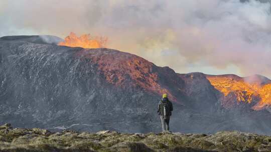 火山，喷发，熔岩，火山