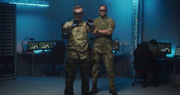 士兵测试VR技术