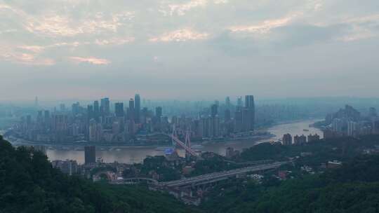重庆城市风光建筑地标航拍延时视频合集