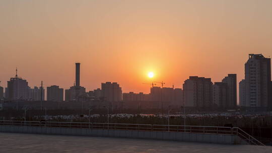 诸城 地标建筑 延时摄影 城市空镜头 空镜头