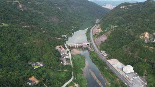 客家梅州大埔县235国道风景视频素材模板下载