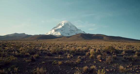 萨哈马火山玻利维亚安第斯山脉