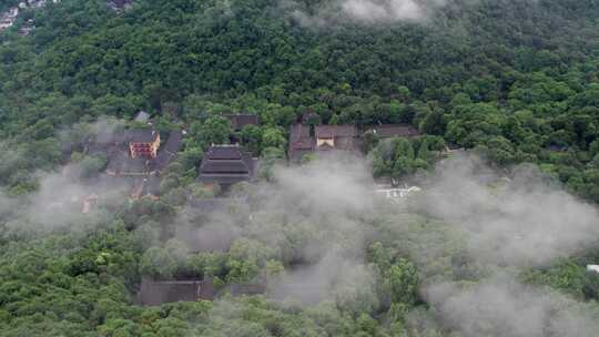 杭州灵隐寺航拍