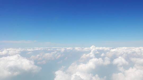 4K升格航拍高空蓝天云海云层