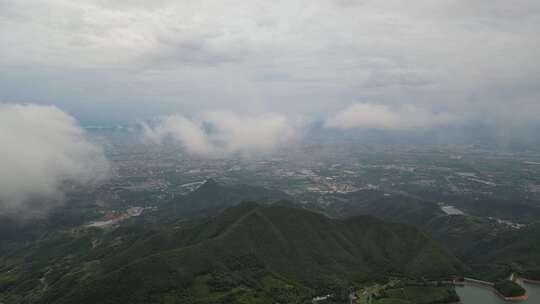 山川 湖泊 无人机素材