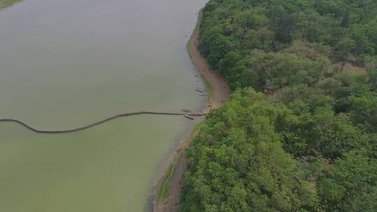 海南乡村风光蛇桥湖泊美景农村特色旅游02