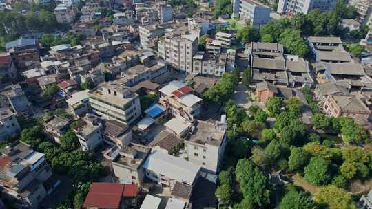 航拍福州水西林建筑群