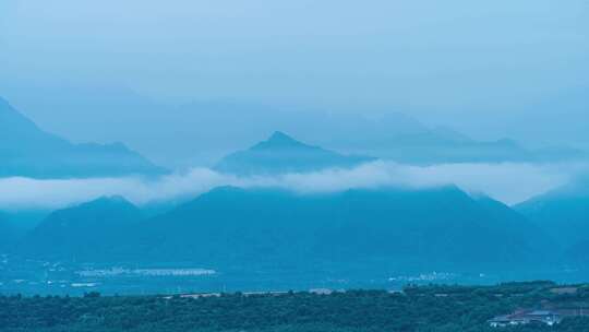 雨后秦岭云海延时