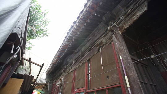 北京四合院建筑历史文化视频素材模板下载