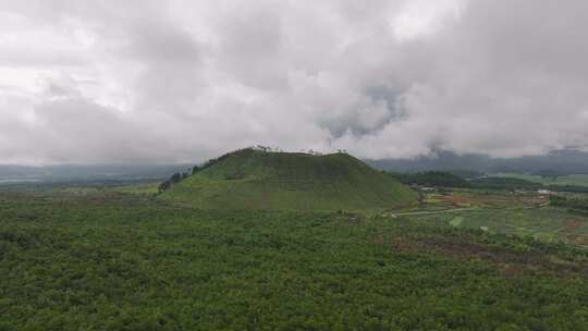 腾冲火山地热国家地质公园航拍