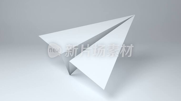 卡通纸飞机C4D模型
