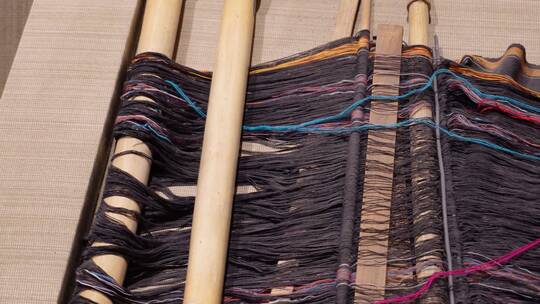 中国古代纺车纺线纺织技术 ~视频素材模板下载