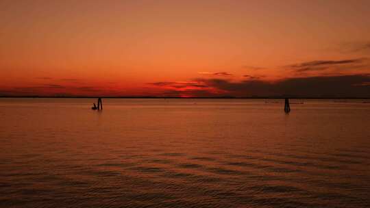 落日 海上落日 大海夕阳 海景