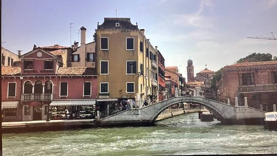 威尼斯水城 威尼斯风景 意大利威尼斯视频素材模板下载