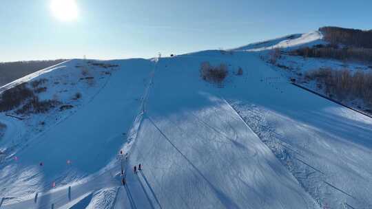 冰雪运动呼伦贝尔滑雪场