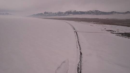 北疆 赛里木湖 冬季 新疆