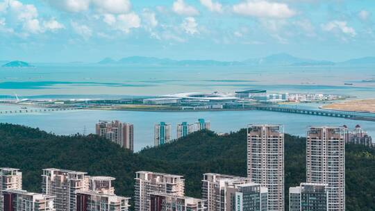 珠海_港珠澳大桥_珠海站口岸4K