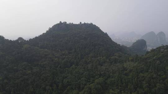 航拍广西桂林旅游城市旅游景点