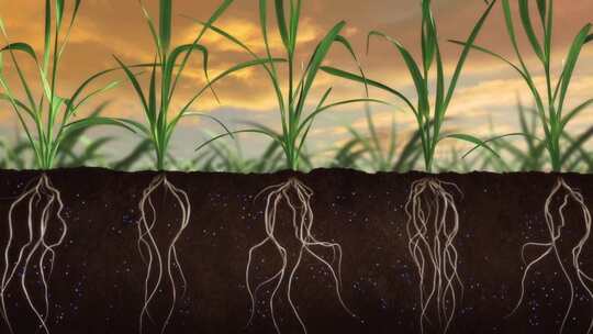 农业化肥施肥植物营养吸收植物根部