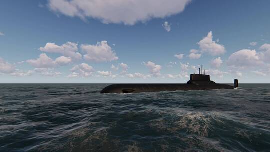 潜艇 核潜艇 军事武器 战略潜艇 攻击潜艇视频素材模板下载