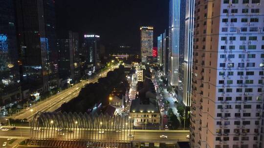 城市航拍武汉楚河汉街商业步行街视频素材模板下载