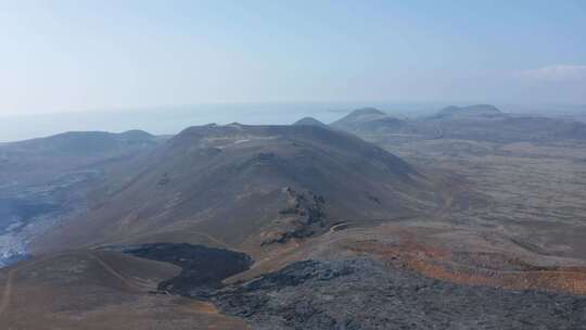 熔岩，流动，火山，火山