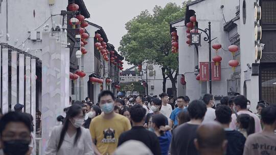 4k苏州古镇山塘街旅游