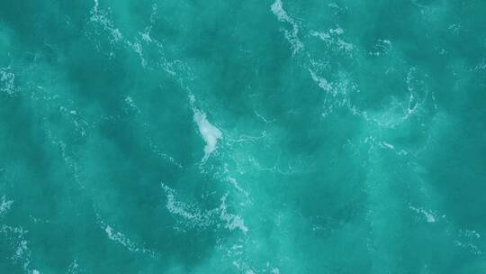 4K清澈海水蓝色海面