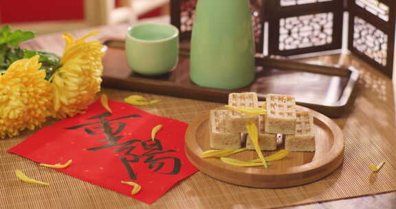 重阳节吃桂花糕