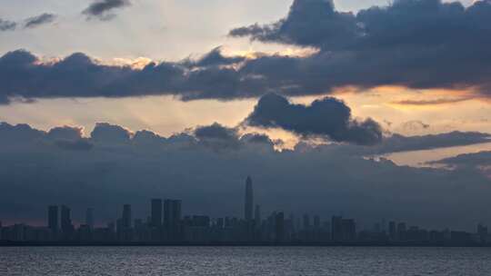 深圳湾日出延时