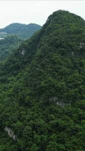 航拍湖北宜昌西陵峡风景竖屏