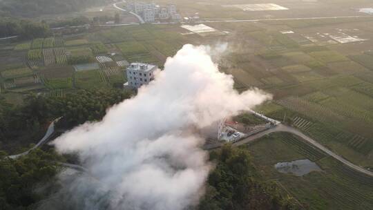 农村春节燃放爆竹