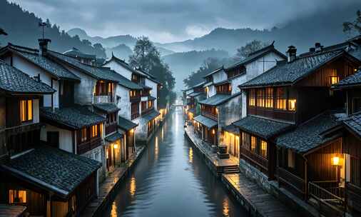 烟雨江南 下雨 雨水