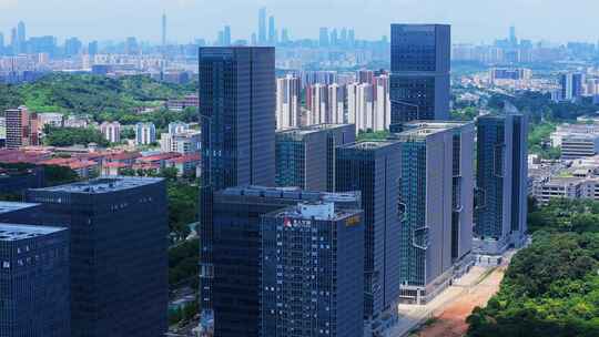 广东黄埔科学城周边航拍