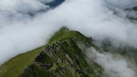 风景，喀尔巴布韦山脉，雾，山脉