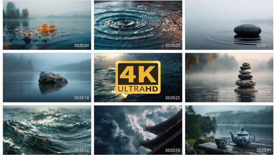 4K唯美哲学禅意东方茶道空境2高清在线视频素材下载