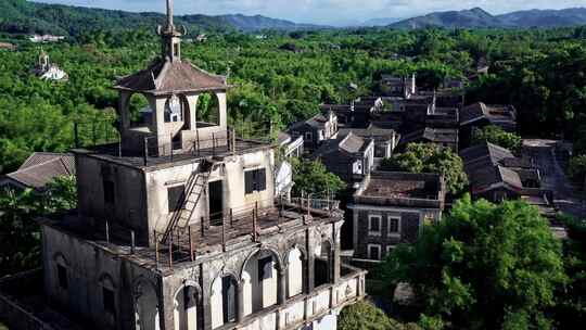 广东江门开平马降龙碉楼景区