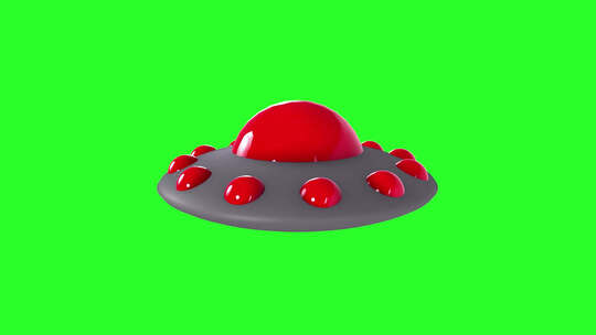 Ufo 3d物体循环旋转