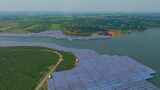 太阳能光伏电站航拍高清在线视频素材下载