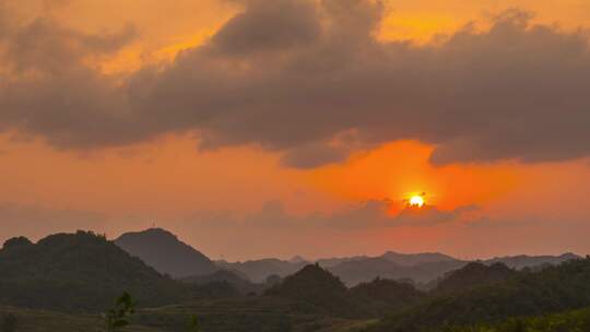 夕阳 晚霞 天空 治愈系 黄昏 唯美