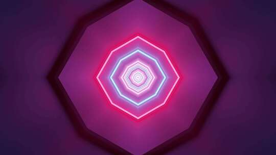 抽象发光隧道背景回路