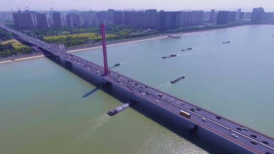 杭州钱江大桥 城市交通