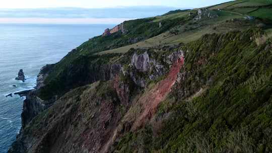 岩石，海洋，悬崖，地平线